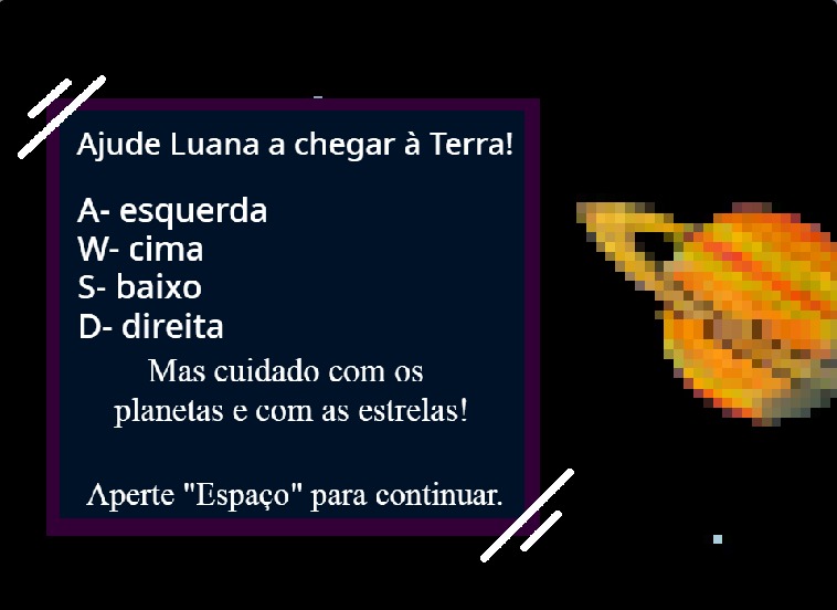 Imagens do game da Luana